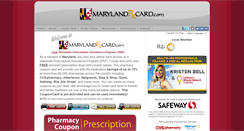 Desktop Screenshot of marylandrxcard.com